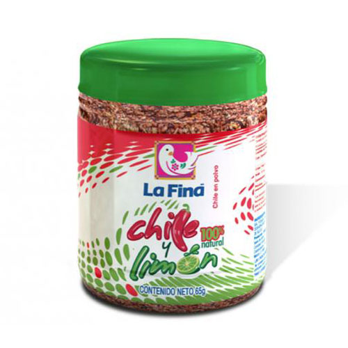 SAL LA FINA CHILE LIMON 65G Charola 12
